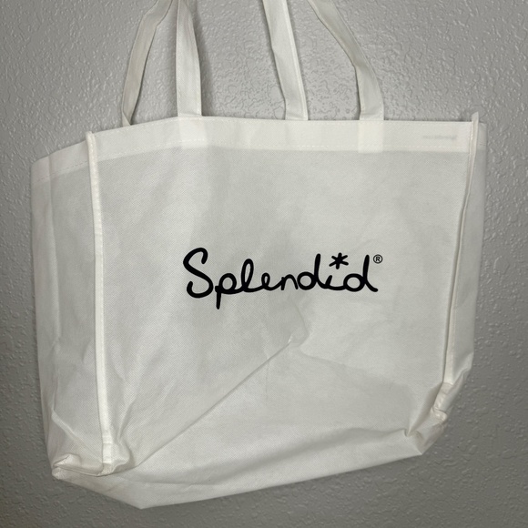 Re-usable Splendid White Tote Shopping bag - Picture 2 of 5